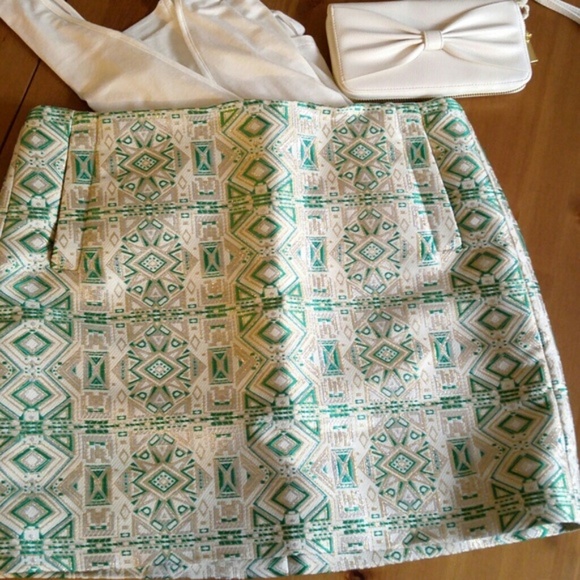 J. Crew Dresses & Skirts - ⭐J Crew Metallic Embroidered Skirt